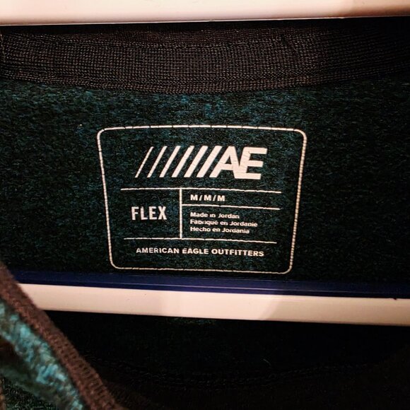 American Eagle Flex Men’s Medium Pullover Hoodie – Teal Heather - Picture 5 of 7